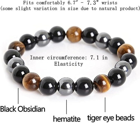 Triple Protection Bead Bracelet