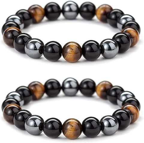 Triple Protection Bead Bracelet