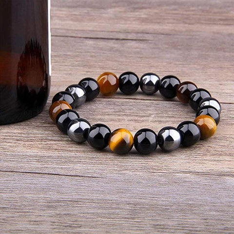 Triple Protection Bead Bracelet