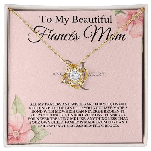 To My Beautiful Fiancé's Mom - Love Knot Necklace