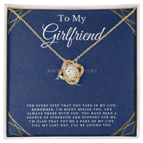To My Girlfriend - Love Knot Necklace