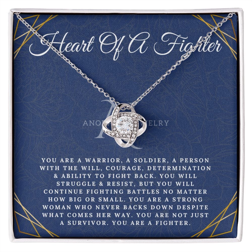 Heart Of A Fighter - Love Knot Necklace