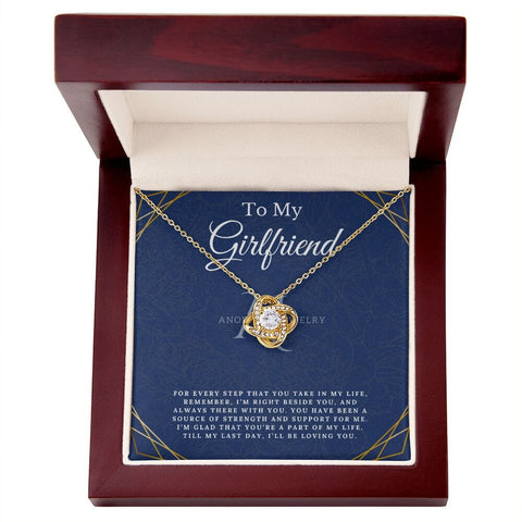 To My Girlfriend - Love Knot Necklace
