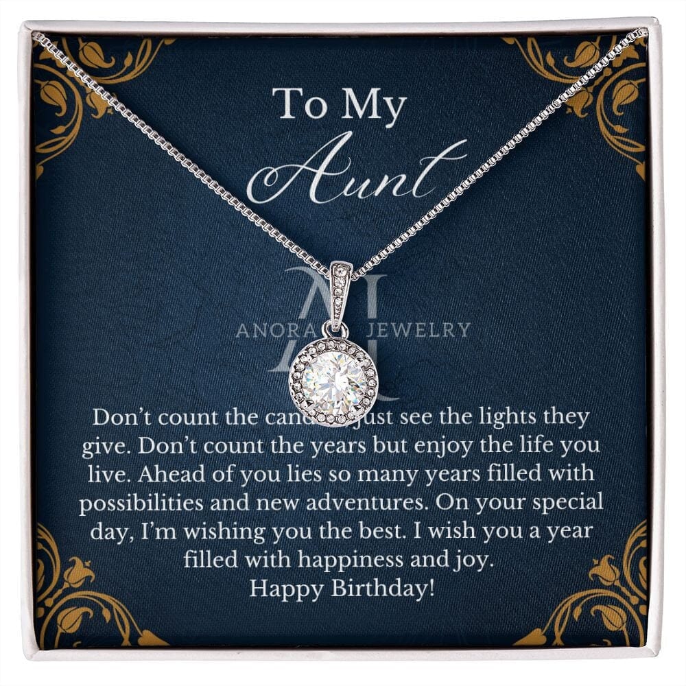 To My Aunt - Happy Birthday - Eternal Hope Necklace