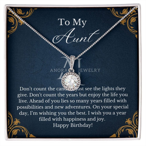 To My Aunt - Happy Birthday - Eternal Hope Necklace