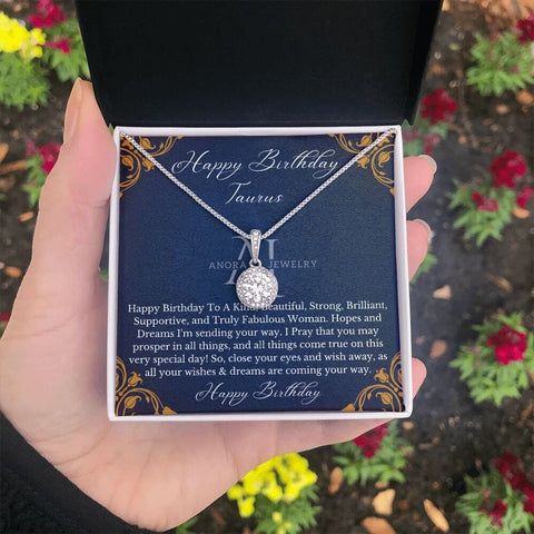 Happy Birthday Taurus - Eternal Hope Necklace - Zodiac Birthday Gift