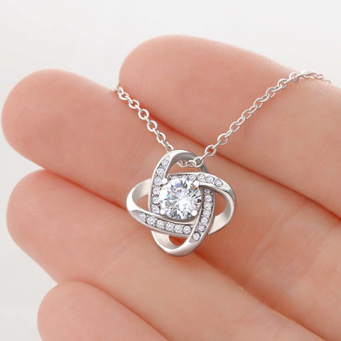 To My Nana - Happy Birthday - Love Knot Necklace