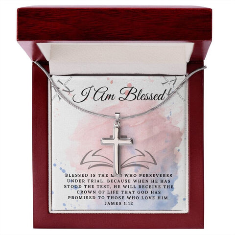 I Am Blessed - Cross Necklace