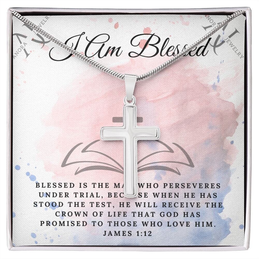 I Am Blessed - Cross Necklace