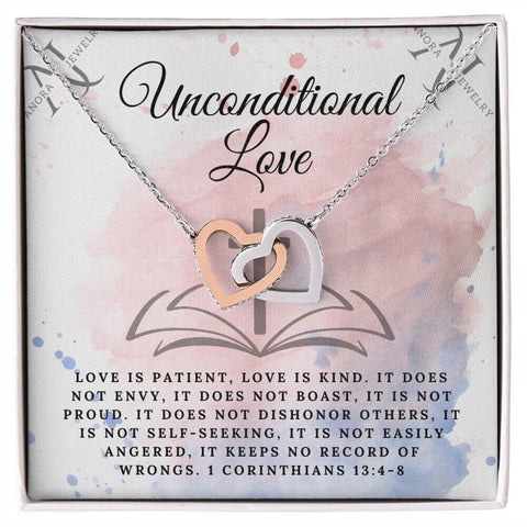 Unconditional Love - Interlocking Hearts Necklace