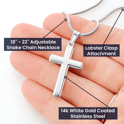 Peace and Faith - Cross Necklace