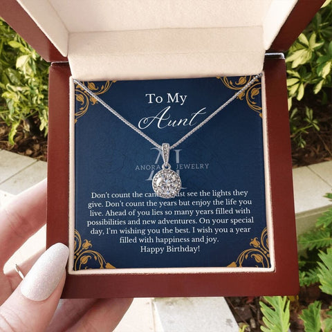 To My Aunt - Happy Birthday - Eternal Hope Necklace