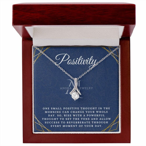 Positivity - Petite Ribbon Necklace