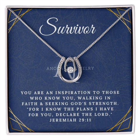 Survivor - Lucky Horseshoe Necklace