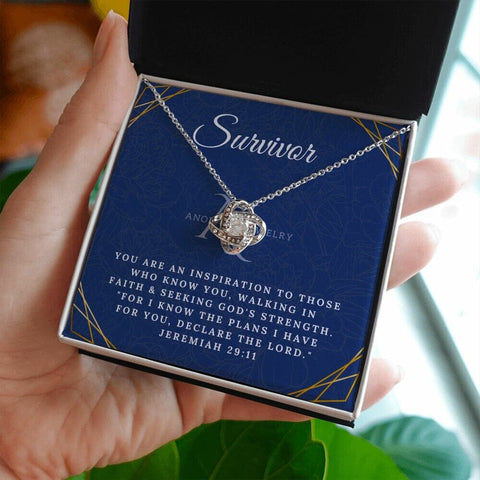 Survivor - Love Knot Necklace