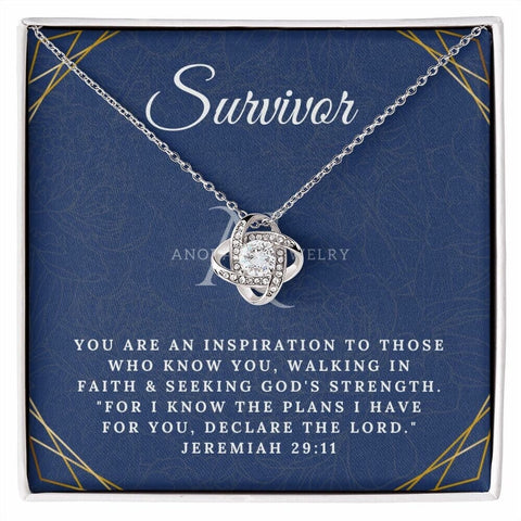 Survivor - Love Knot Necklace