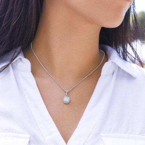 Good Vibes Only - Eternal Hope Halo Pendant Necklace