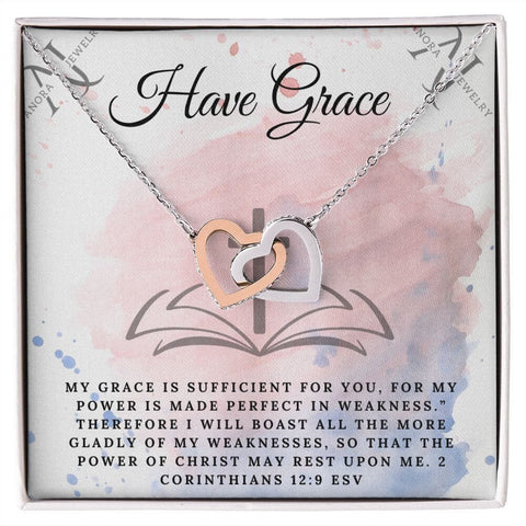 Have Grace - Interlocking Hearts Necklace