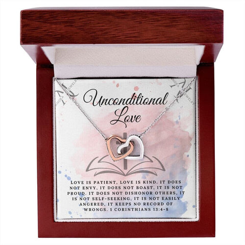 Unconditional Love - Interlocking Hearts Necklace