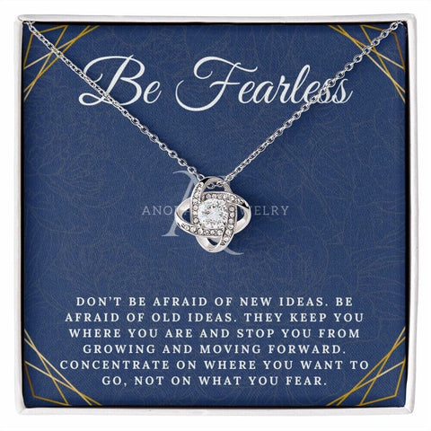 Be Fearless - 14K Gold Love Knot Necklace