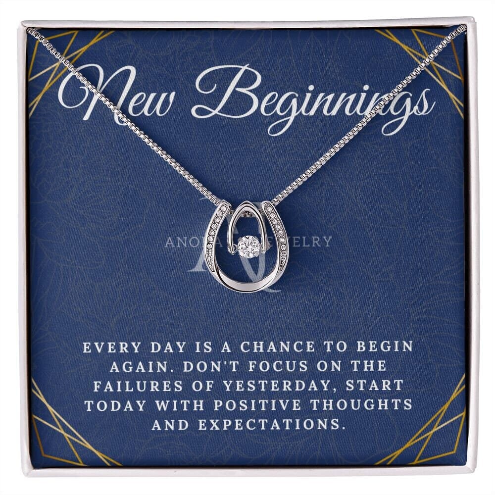 New Beginnings - Lucky Horseshoe Necklace