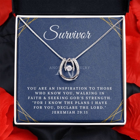 Survivor - Lucky Horseshoe Necklace