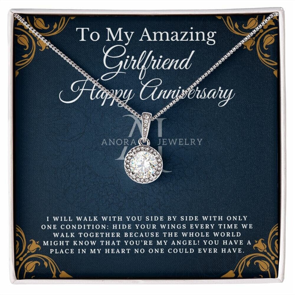 To My Amazing Girlfriend - Happy Anniversary - Eternal Hope Necklace