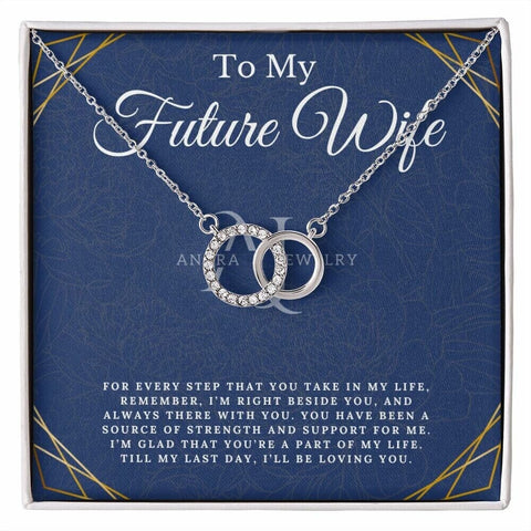 To My Future Wife -  Double Circle Pendant Necklace