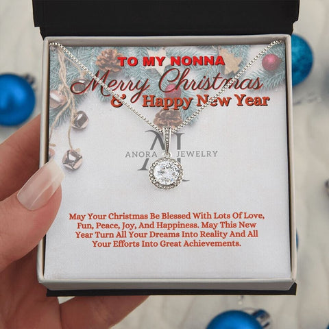 To My Nonna - Merry Christmas - Eternal Hope Necklace