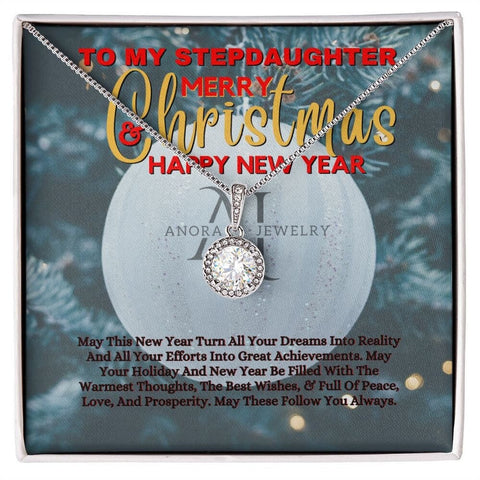 To My Stepdaughter - Merry Christmas - Eternal Hope Necklace