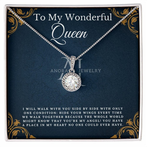 To My Wonderful Queen - Eternal Hope Necklace