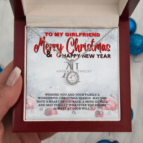 To My Girlfriend - Merry Christmas - Eternal Hope Necklace