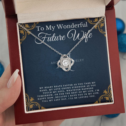 To My Wonderful Future Wife - Love Knot Necklace