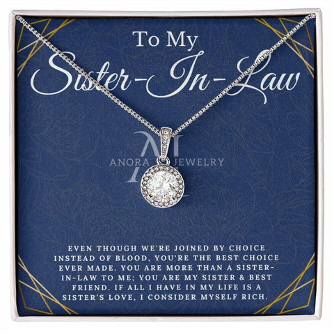 To My Sister-In-Law - Eternal Hope Necklace