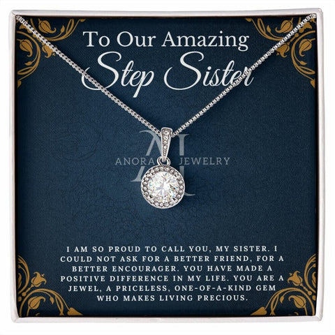 To Our Amazing Stepsister - Eternal Hope Necklace