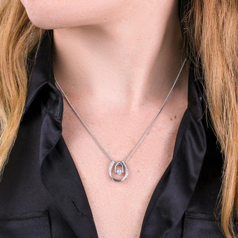 To Our Beautiful Big Sister - Lucky Horseshoe Necklace