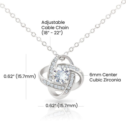 To Our Beautiful Big Sister - Love Knot Necklace