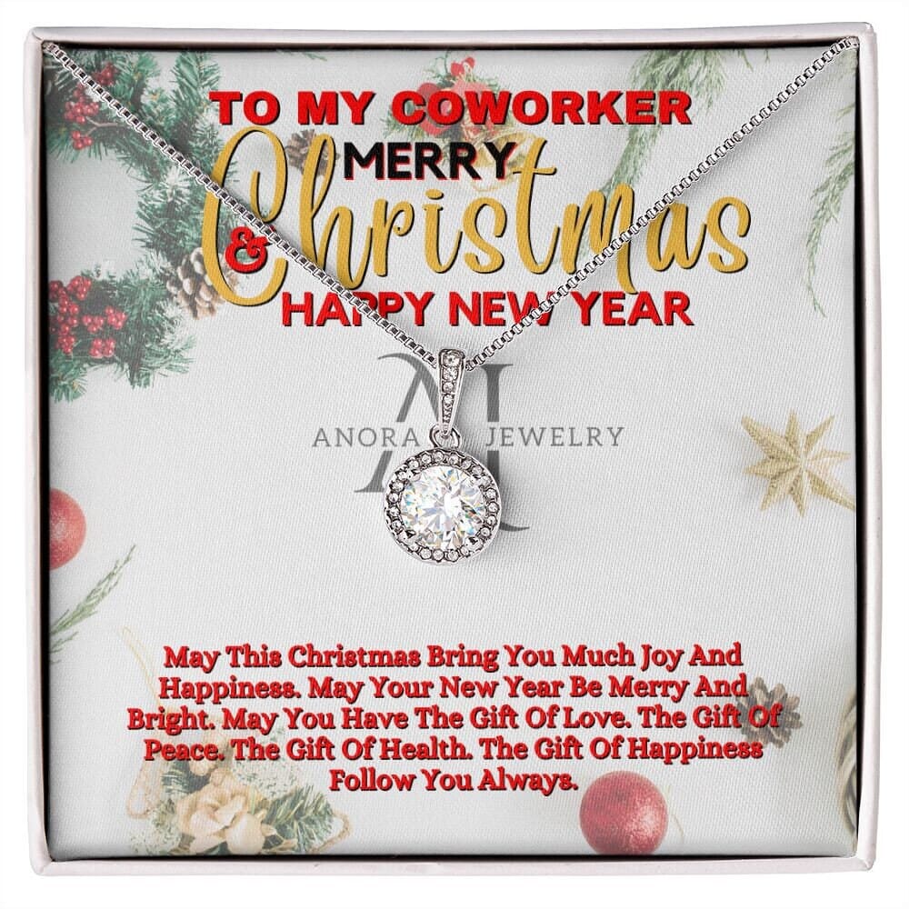 To My Coworker - Merry Christmas - Eternal Hope Necklace