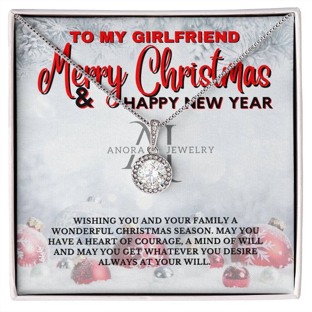 To My Girlfriend - Merry Christmas - Eternal Hope Necklace