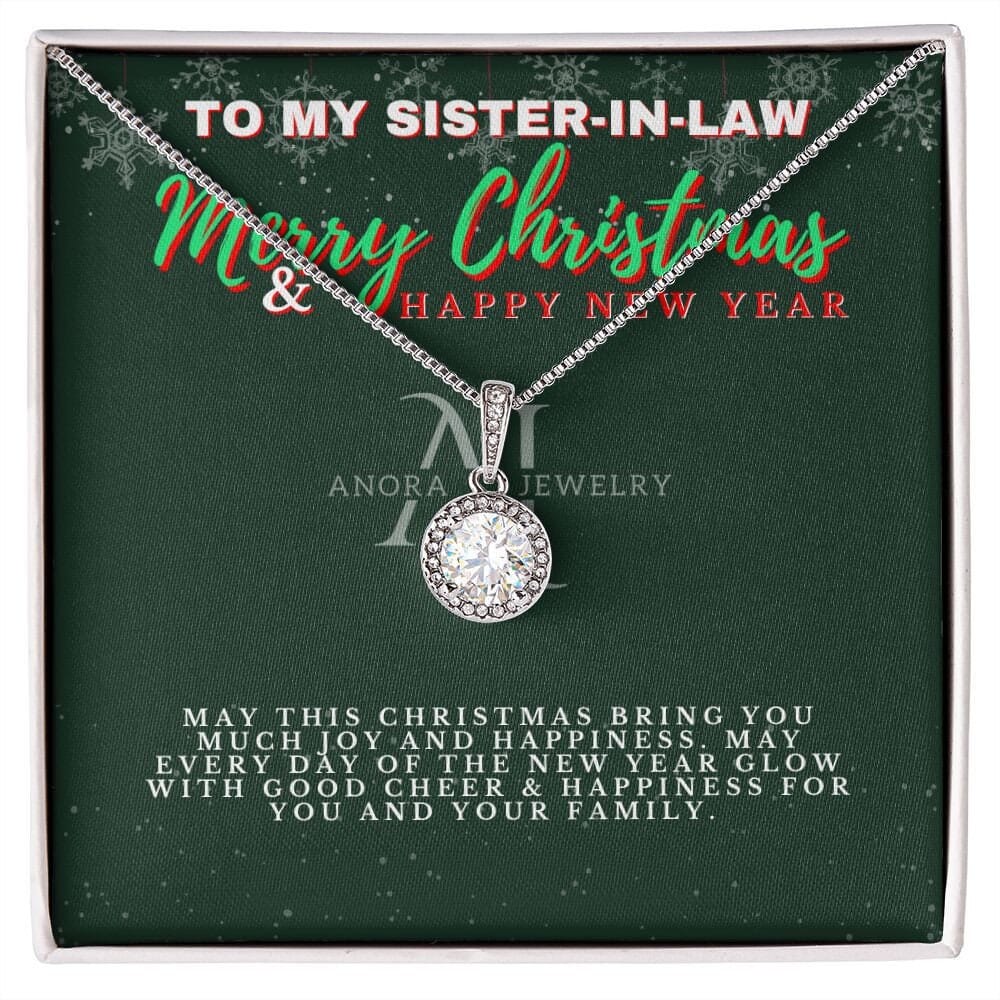 To My Sister-In-Law - Merry Christmas - Eternal Hope Necklace