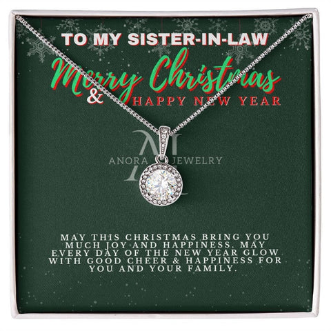 To My Sister-In-Law - Merry Christmas - Eternal Hope Necklace