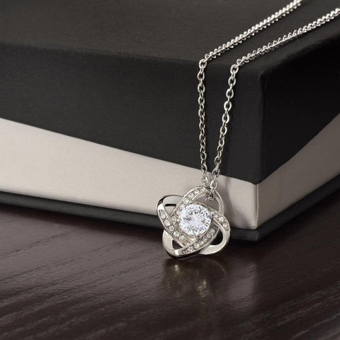 To My Mom - Merry Christmas - Love Knot Necklace
