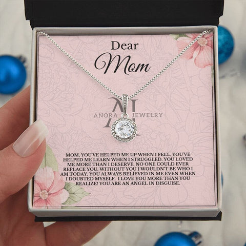 To My Dear Mom - Eternal Hope Pendant Necklace