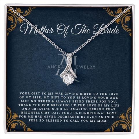 Mother Of The Bride - Petite Ribbon Necklace