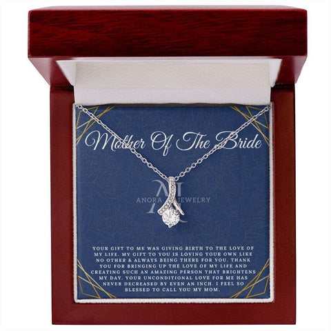 Mother Of The Bride - Petite Ribbon Necklace