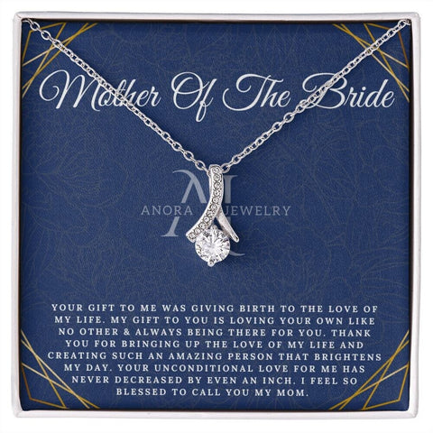 Mother Of The Bride - Petite Ribbon Necklace