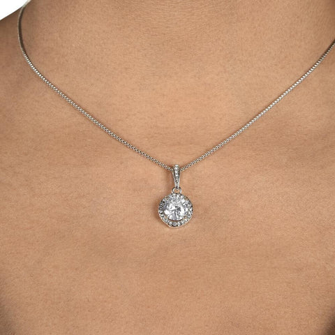 To My Girlfriend - Merry Christmas - Eternal Hope Necklace