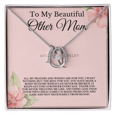 To My Beautiful Other Mom - Lucky Horseshoe Necklace