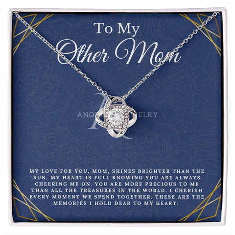 To My Other Mom - Love Knot Necklace