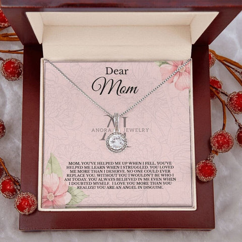 To My Dear Mom - Eternal Hope Pendant Necklace